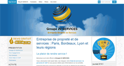 Desktop Screenshot of groupe-2v-services.com