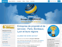 Tablet Screenshot of groupe-2v-services.com